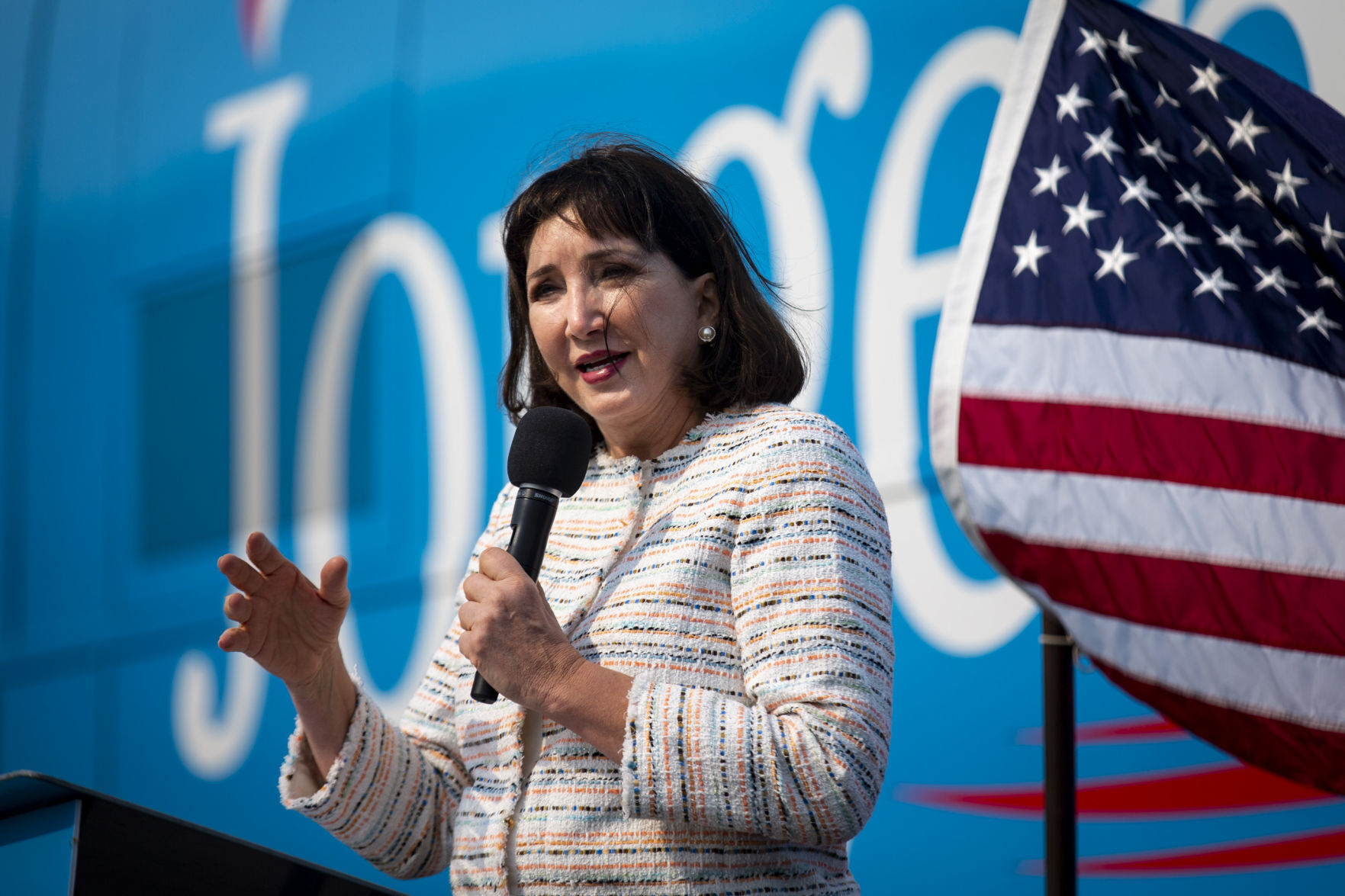 Jo Jorgensen campaign stop